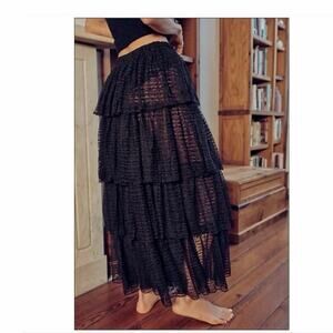 Free People Let’s Go Girls Convertible Maxi Skirt XS New